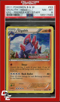 Emerging Powers Gigalith 53 Holo Prerelease STAFF PSA 8
