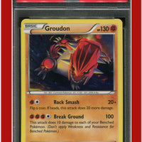 XY Black Star Promo XY52 Groudon Holo PSA 8