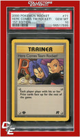 Team Rocket 71 Here Comes Team Team Rocket! 1st Edition PSA 10
