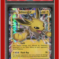 Generations 28 Jolteon EX PSA 8