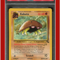 Fossil 50 Kabuto Wizards Gold Stamp PSA 4