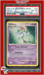 Secret Wonders 53 Kirlia Prerelease PSA 4