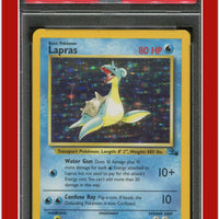 Fossil 10 Lapras Holo PSA 5