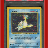 Fossil 10 Lapras Holo PSA 5