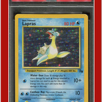 Fossil 10 Lapras Holo PSA 5