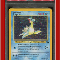 Fossil 10 Lapras Holo PSA 4