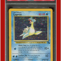 Fossil 10 Lapras Holo PSA 4