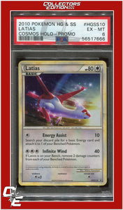 HGSS Black Star Promo HGSS10 Latias Cosmos Holo PSA 6