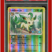 Majestic Dawn 24 Leafeon Reverse Foil Burger King 2009 PSA 6