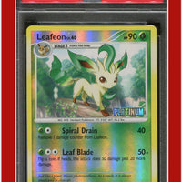 Majestic Dawn 24 Leafeon Reverse Foil Burger King 2009 PSA 8