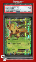 Generations 10 Leafeon EX PSA 7
