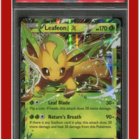 Generations 10 Leafeon EX PSA 8