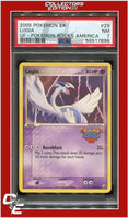 EX Unseen Forces 29 Lugia Pokemon Rocks America PSA 7
