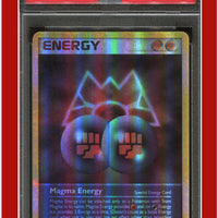 EX Team Magma vs Team Aqua 87 Magma Energy Reverse Foil PSA 4