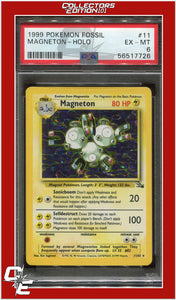 Fossil 11 Magneton Holo PSA 6