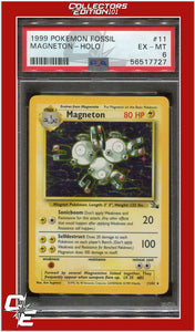 Fossil 11 Magneton Holo PSA 6