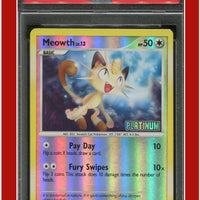 Legends Awakened 106 Meowth Reverse Foil Burger King 2009 PSA 7