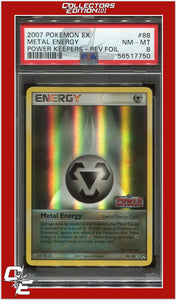 EX Power Keepers 88 Metal Energy Reverse Foil PSA 8