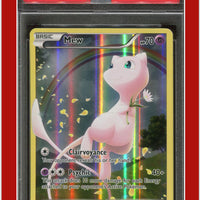 XY Black Star Promo XY110 Full Art Mew PSA 8