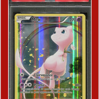 XY Black Star Promo XY110 Full Art Mew PSA 8