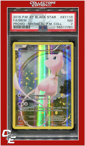 XY Black Star Promo XY110 Full Art Mew PSA 7