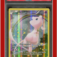 XY Black Star Promo XY110 Full Art Mew PSA 8