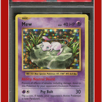 Evolutions 53 Mew Holo PSA 8