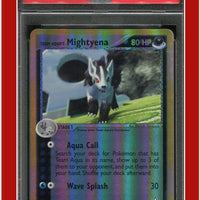 EX Team Magma vs Team Aqua 30 Team Aqua's Mightyena Reverse Foil PSA 7