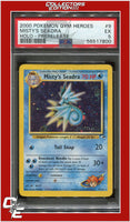 Gym Heroes 9 Misty's Seadra Holo Prerelease PSA 5
