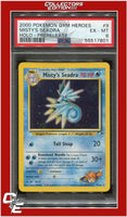 Gym Heroes 9 Misty's Seadra Holo Prerelease PSA 6
