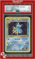 Gym Heroes 9 Misty's Seadra Holo Prerelease PSA 5
