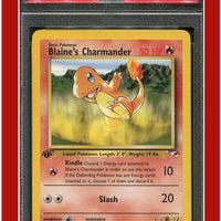 Gym Heroes 61 Blaine's Charmander 1st Edition PSA 9