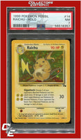 Fossil 14 Raichu Holo PSA 7
