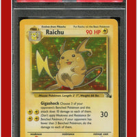 Fossil 14 Raichu Holo PSA 7