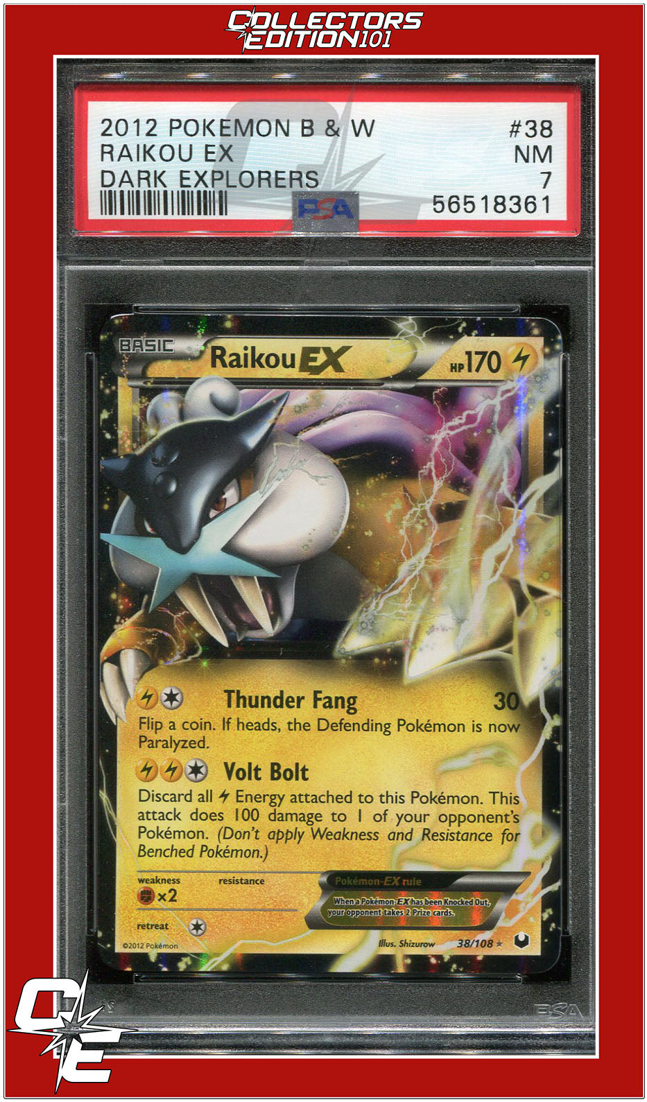 Raikou-EX (38/108), Busca de Cards