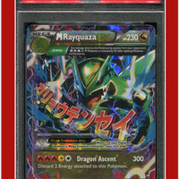 Roaring Skies 61 M Rayquaza EX PSA 8