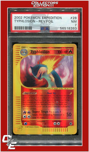 Expedition 28 Typhlosion Reverse Foil PSA 7