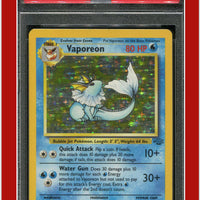 Jungle 12 Vaporeon Holo PSA 6