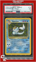 Jungle 12 Vaporeon Holo PSA 5
