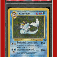 Jungle 12 Vaporeon Holo PSA 5