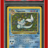 Jungle 12 Vaporeon Holo PSA 5