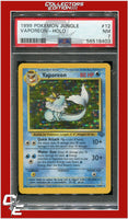 Jungle 12 Vaporeon Holo PSA 7
