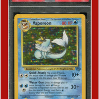 Jungle 12 Vaporeon Holo PSA 7