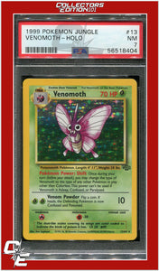 Jungle 13 Venomoth Holo PSA 7