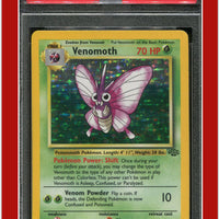 Jungle 13 Venomoth Holo PSA 7