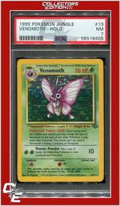 Jungle 13 Venomoth Holo PSA 7