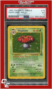 Jungle 15 Vileplume Holo PSA 5