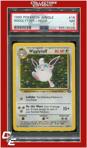 Jungle 16 Wigglytuff Holo PSA 7