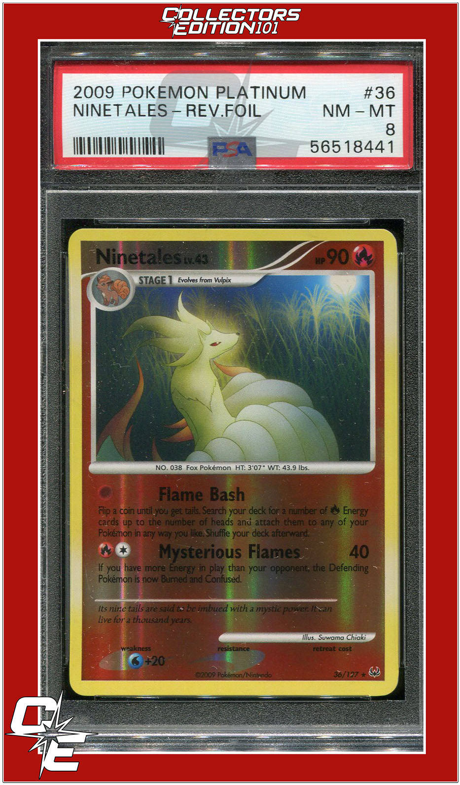 Pokémon - Ninetales Reverse Holofoil fashion - Legendary Collection