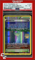 XY Breakthrough Parallel City 145 Reverse Foil STAFF City Championship PSA 6
